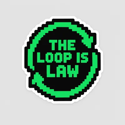 The Loop Is Law, Beta Run 001 common sticker