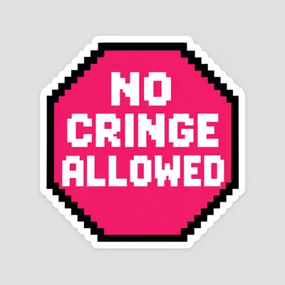 No Cringe Allowed, Beta Run 001 common sticker