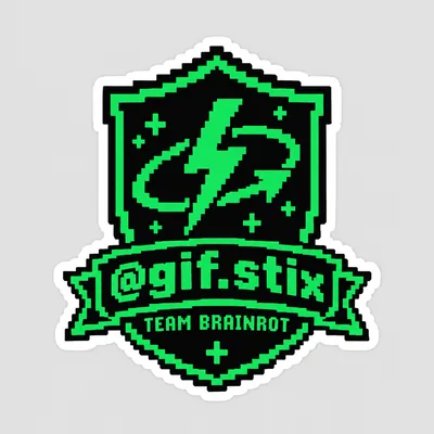 Team Brainrot Crest, Beta Run 001 common sticker