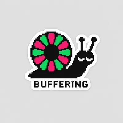 Buffering, Beta Run 001 common sticker