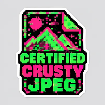 Certified Crusty JPEG, Beta Run 001 common sticker