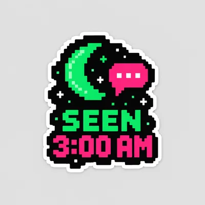 Seen 3:00 AM, Beta Run 001 common sticker
