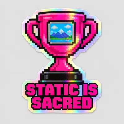 Unc Trophy, Beta Run 001 holo rare sticker