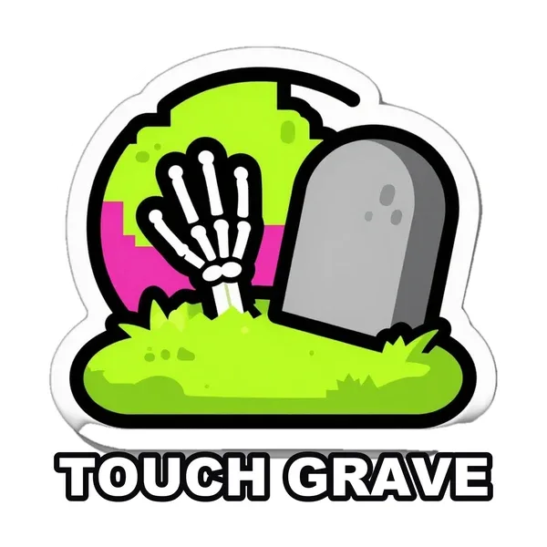 Touch Grave sticker