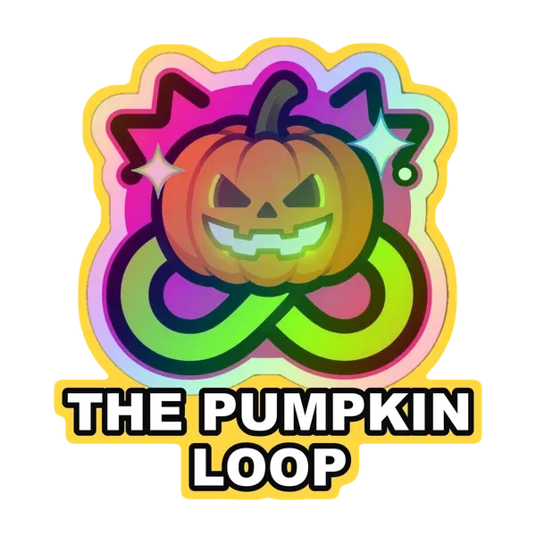 The Pumpkin Loop sticker
