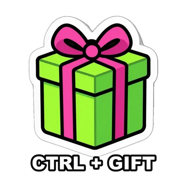 Ctrl + Gift sticker