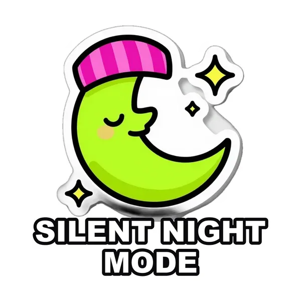 Silent Night Mode sticker