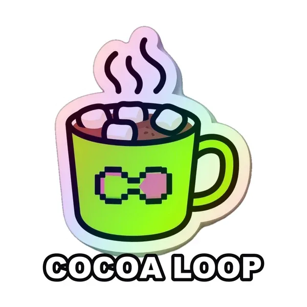 Cocoa Loop sticker