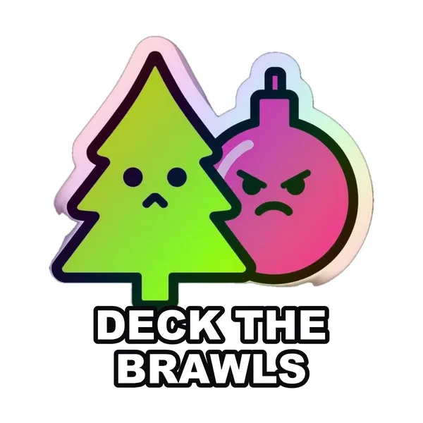 Deck the Brawls sticker