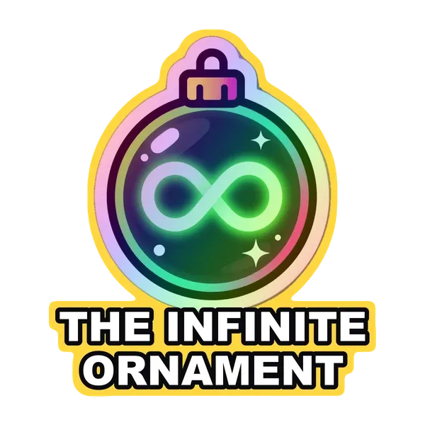 The Infinite Ornament sticker