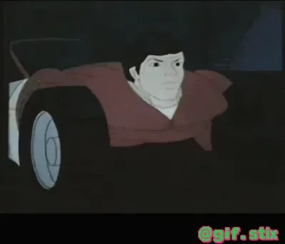 Cartoon Driver Side Eye meme sticker