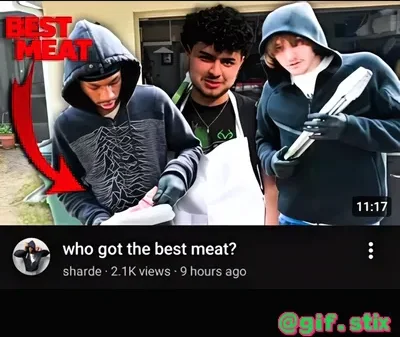 Who Got The Best Meat meme sticker