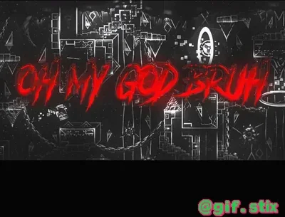 Oh My God Bruh meme sticker