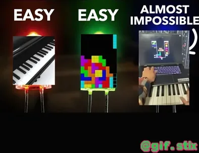 Easy Easy Almost Impossible meme sticker