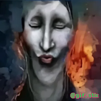 Melting Sleepy Face meme sticker
