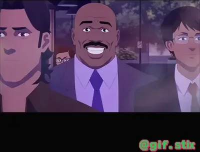 Animated Host Grin meme sticker