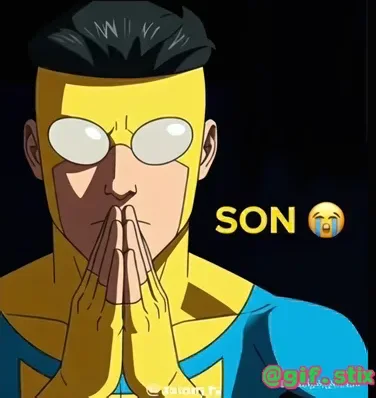 Praying Son Hero meme sticker