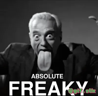 Absolute Freaky meme sticker