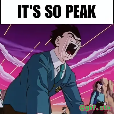 Its So Peak meme sticker
