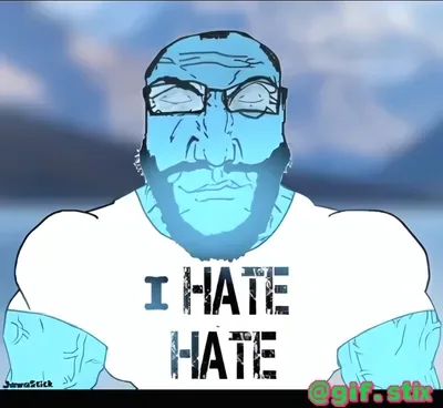 I Hate Hate meme sticker