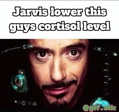 Lower This Guys Cortisol meme sticker