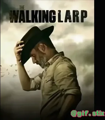 Cowboy Hat Larp Tip meme sticker