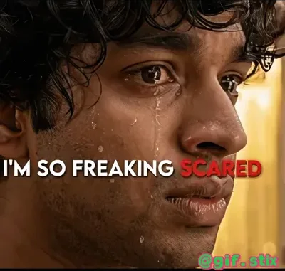 Im So Freaking Scared meme sticker