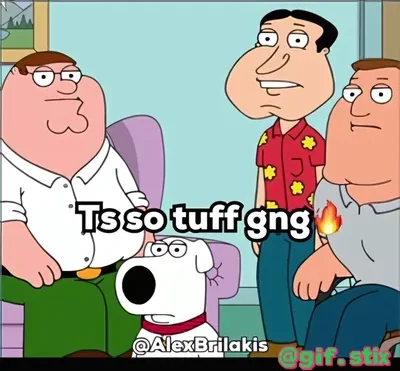 Ts So Tuff Gng Cartoon Crew meme sticker