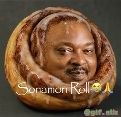 Sonamon Roll meme sticker