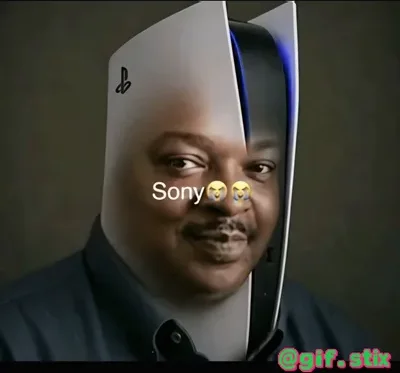 Console Head Son Pun meme sticker