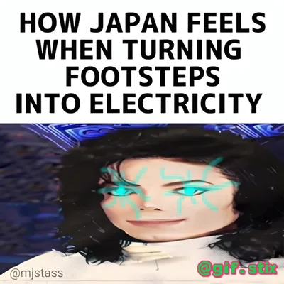 How Japan Feels Footsteps meme sticker