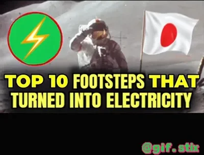 Top 10 Footsteps Electricity meme sticker