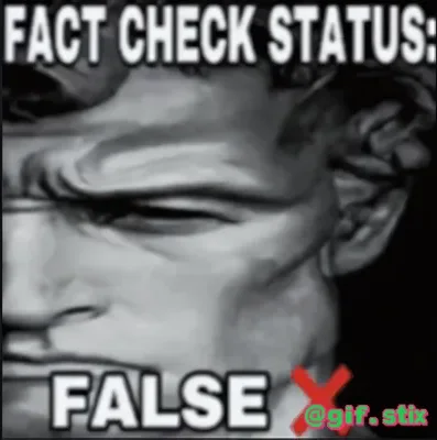 Fact Check False meme sticker