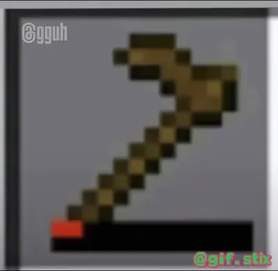 Pixel Garden Tool meme sticker