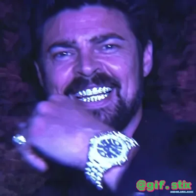 Grill And Watch Grin meme sticker