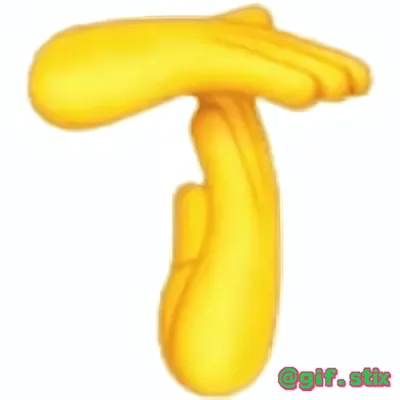 Time Out Hands meme sticker