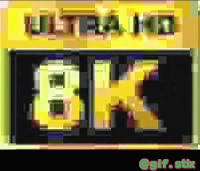 Ultra HD 8K meme sticker