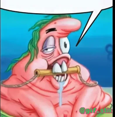 Bridled Pink Starfish meme sticker