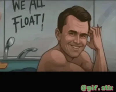 We All Float meme sticker