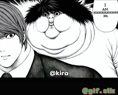 I Am XXL Manga meme sticker