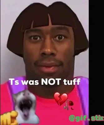 Ts Was Not Tuff meme sticker