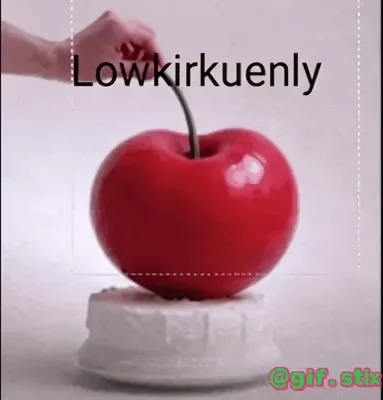 Lowkirkuenly Cherry meme sticker