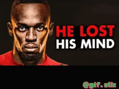 He Lost His Mind meme sticker