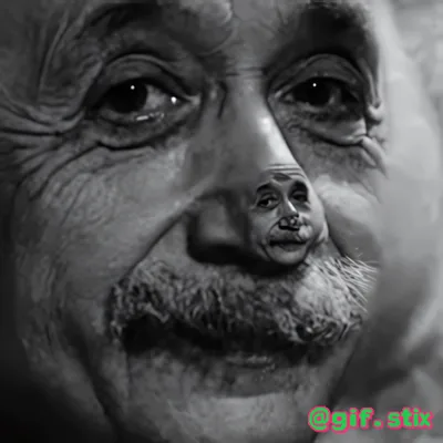 Tiny Face On The Nose meme sticker